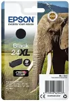Tooner EPSON Elephant 24XL Claria Photo HD Single Black Ink
