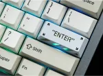 Keychron Enter Aluminum Alloy Artisan Keycap (white/orange)