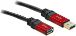 DELOCK USB 5 Gbps Verl&auml;ngerungskabel Typ-A Stecker zu USB 5 Gbps Typ-A Buchse 3 m Premium