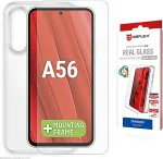 E.V.I DISPLEX REAL GLASS + CASE SAMSUNG GALAXY A56