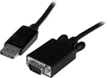 Startech .com DisplayPort auf VGA Kabel (Stecker/Stecker) - DP zu VGA Kabel Adapter - DisplayPort-Kabel - DisplayPort (M) - HD-15 (W) - 3,05 m - verriegelt - Schwarz (DP2VGAMM10B)