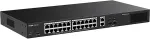 Ruijie Networks RG-ES228GS-LP network switch Managed L2 Gigabit Ethernet (10/100/1000) Power over Ethernet (PoE) Desktop Black