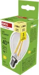 EMOS LED FLM MINI GL 3.4W(40W) 470lm E14 WW