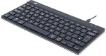 Klaviatuur R-GO TOOLS COMPACT BREAK KEYBOARD QWERTY UK BLACK WIRED