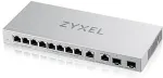 ZyXEL XGS1010-12 v2, 12-Port Gigabit Unmanaged Switch with 8-Port 1G + 2-Port 2.5G + 2-Port SFP+