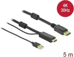 DLC HDMI zu DisplayPort Kabel 4K 30 Hz 5 m