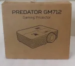 ACER SALE OUT. PREDATOR GM712 Projector, DLP, 4K UHD, 4000lm, 20000/1, HDMI, Black | SALE OUT. Acer | PREDATOR GM712 | 4K UHD (3840 x 2160) | 3600 ANSI lumens | Black | USED