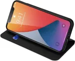 Dux Ducis Kaitse&uuml;mbris kaanega Skin Pro, Apple iPhone 12 / 12 Pro, must,
