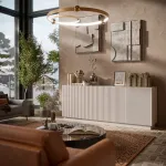 Cama MEBLE Cama LIVERTI chest of drawers 200x42x78 cashmere