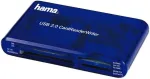 Kaardilugeja HAMA USB 2.0 Multi Card Reader 35 in 1, blue 55348