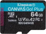 M&auml;lukaart Kingston Technology Kingston | Canvas Go! Plus | 64 GB | SD | Flash memory class Class 10, UHS-I, U3, V30, A2