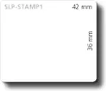 Seiko SLP-STAMP1 WHITE LABEL 36X42MM 485 LAB/ROLL 2 ROLL/BOX