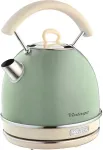 Veekeetja Ariete Vintage Kettle Green, round (light green, 2,000 watts, 1.7 liters)