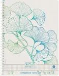 Herlitz spiraalkaustik A4/70 ruuduline GREENline Ginkgo