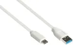 Alcasa Good Connections USB 3.2 Gen.2 Kabel A-USB-C wei&szlig; 0,5m