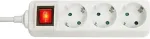 Lindy 73101 power extension 3 AC outlet(s) Indoor White