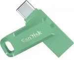 M&auml;lukaart Sandisk ULTRA DUAL DRIVE GO USB TYPE- C ABSIN.GREEN GLOBAL 400MB/S 128GB