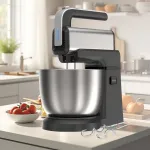 Maestro MR-551 Stand mixer with rotating bowl 600 W Black, Steel