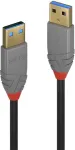 Lindy USB 3.0 Kabel Typ A/A Anthra Line M/M 5m