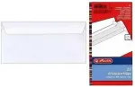Herlitz Briefumschlag DL hk hfr wei&szlig; Innendruck 25 Stk.