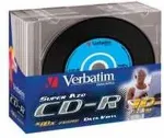 Toorikud VERBATIM CD-R AZO Data Vinyl 700 MB 10 tk