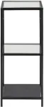 Home4you Riiul SEAFORD 35x37xH82,5cm, klaas, metall