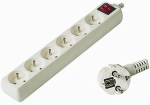 PREMIUMCORD Power strip 6 sockets 10 m white (pp6k10) pp6k-10 (8592220002992)