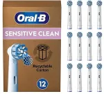 Oral-B Pro Sensitive Clean B&oslash;rstehoveder Hvid, 12 stk.