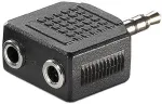 VALUE 3,5mm Adapter 1x ST 2x BU