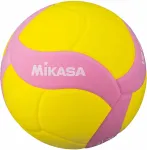 MIKASA VS160W yellow-pink volleyball size 4