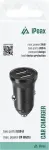 ER CAR CHARG CL-02, 4.8A, 2x USB-A BLACK