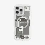 Spigen Ultra Hybrid Zero One (MagFit) mobile phone case 17.5 cm (6.9") Cover Titanium, Transparent, White