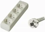 PREMIUMCORD Extension cord 230V, 2m, 4 sockets