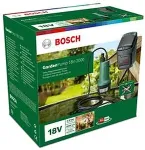 Bosch GardenPump 18V-2000 solo, submersible / pressure pump (green/black, without battery and charger)