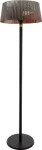 TunaBone Electric Standing Patio Heater, Double clear halogen heating lamps | TB1821SH-01 | Patio heater | 2100 W | Black