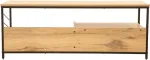 Home4you TV laud DIMITRA 120x40xH45cm, rustik/must