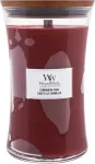 WoodWick Scented Candle, Large Cinnamon Chai 609.5 g, 1 piece