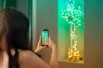 Twinkly Candies &ndash; 200 Star-shaped, Green Wire, USB-C