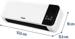 N'OVEEN NOVEEN HC1200 LED WiFi Air Curtain + Remote Control