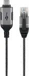 Goobay 74392 USB 3.1 type A to RJ45 7.5 m Black