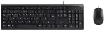 Klaviatuur DELTACO TB-700 keyboard Mouse included Office USB Nordic Black