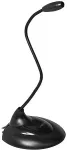 LOGILINK Multimedia Microphone with Stand Foot and Flexible Neck Mikrofon Kablet -58dB Sort