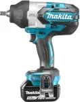 MAKITA Akku-Schlagschrauber DTW1002RTJ, 18Volt (blau/schwarz, 2x Li-Ion-Akku 5Ah, in MAKPAC Gr.3)