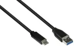 Alcasa Good Connections USB3.0 Kabel A-USB-C schwarz 3m