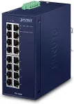 Planet Technology Corp. PLANET IGS-1600T network switch Unmanaged L2 Gigabit Ethernet (10/100/1000) Blue