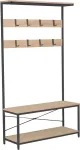 Home4you Esikuriiul HEDVIG 100x36xH180cm, saar/must