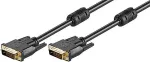 MicroConnect MONCC2F DVI cable 2 m DVI-D Black