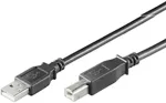 Goobay USB 2.0 A > B (ST-ST) 1,8m Adapterkabel Grau