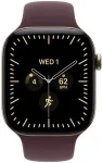 APPLE Watch 12 5G 42mm Gold Ti, Burgundy Sport Band - S/M