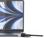 COMPULOCKS LEDGE LOCK ADAPTER MACBOOK AIR 13IN M2-M4 W/ COMB. LOCK SILVER